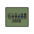 FAFO Military Crew Desk Mat — "Fuck Around and Find Out" Tactical Gaming/Office Mousepad