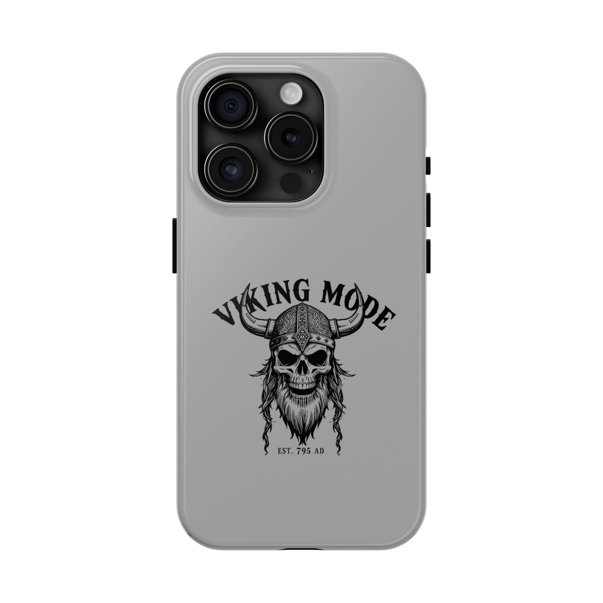 Viking Mode Skull Helmet phone case | Nordic warrior, est. 795 AD
