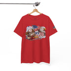 Patriotic Eagle American Flag T-Shirt — USA 1776 Military Tribute Tee