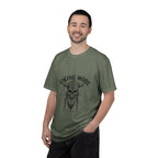 Viking Mode Skull Viking T-shirt | Norse Helmet Skull Graphic Tee