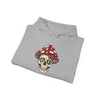 Mushroom Skull Hoodie — Gothic Mushroom Graveyard RIP Pullover
