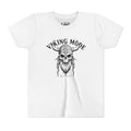 Viking Mode Youth T‑Shirt — Skull Horned Helmet Graphic Tee for Kids