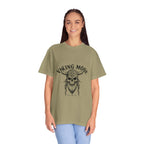 Viking Mode Skull Viking T-shirt | Norse Helmet Skull Graphic Tee