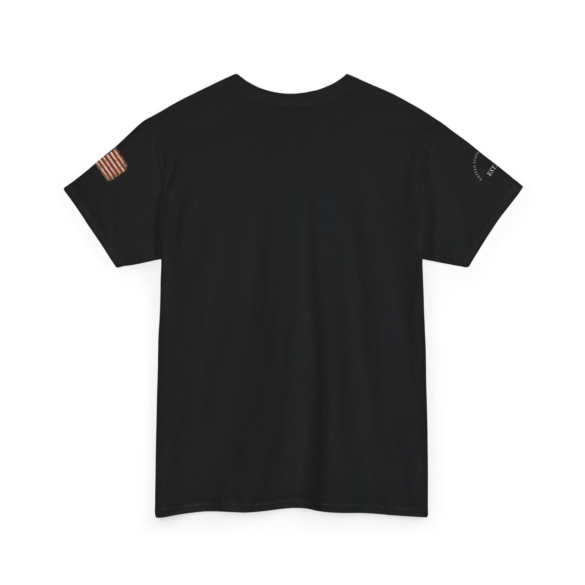 1776 American Flag Tee — "Home of the Free, Because of the Brave" Patriotic T-Shirt