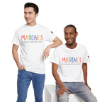 Marines Crayon Tee — “It’s okay, we can’t spell it either” Military Humor T-Shirt
