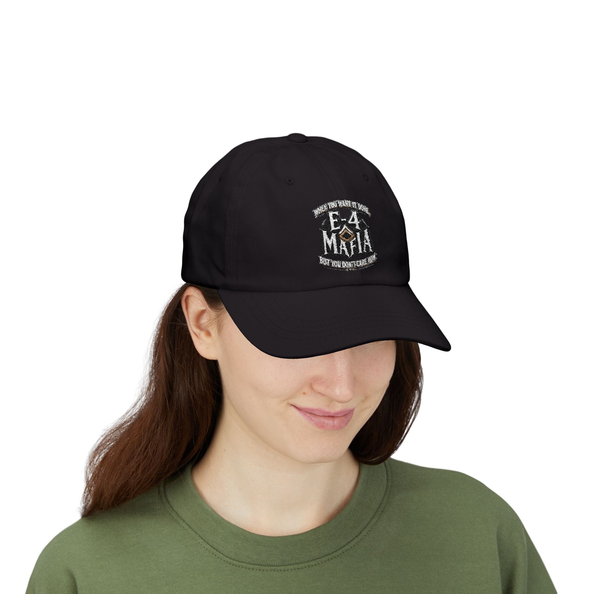 E-4 Mafia' Embroidered Classic Baseball Hat