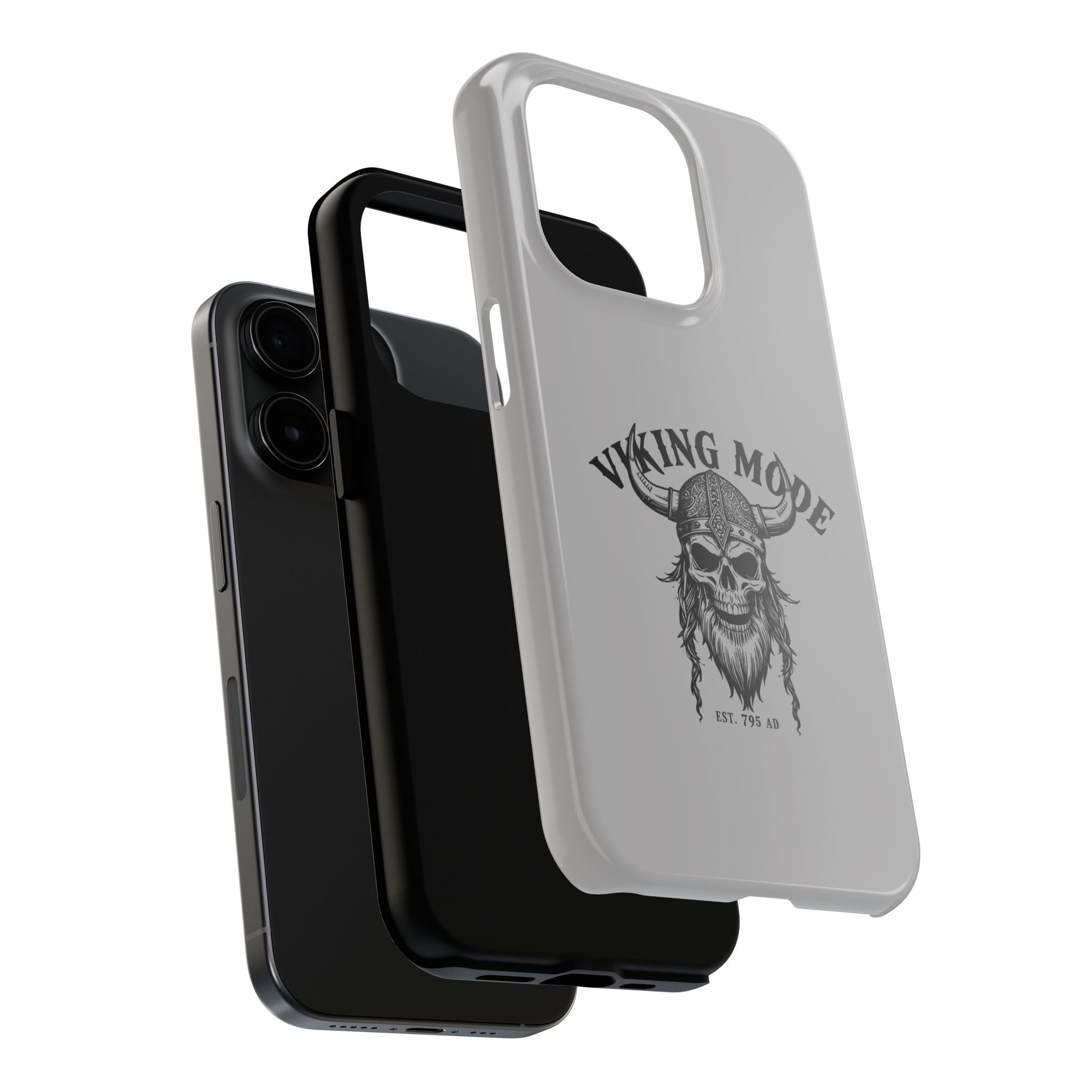 Viking Mode Skull Helmet phone case | Nordic warrior, est. 795 AD