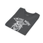Viking Mode Youth T‑Shirt — Skull Horned Helmet Graphic Tee for Kids