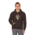 Mushroom Skull Hoodie — Gothic Mushroom Graveyard RIP Pullover