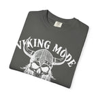 Viking Mode T-Shirt — Skull Viking Helmet Graphic Tee