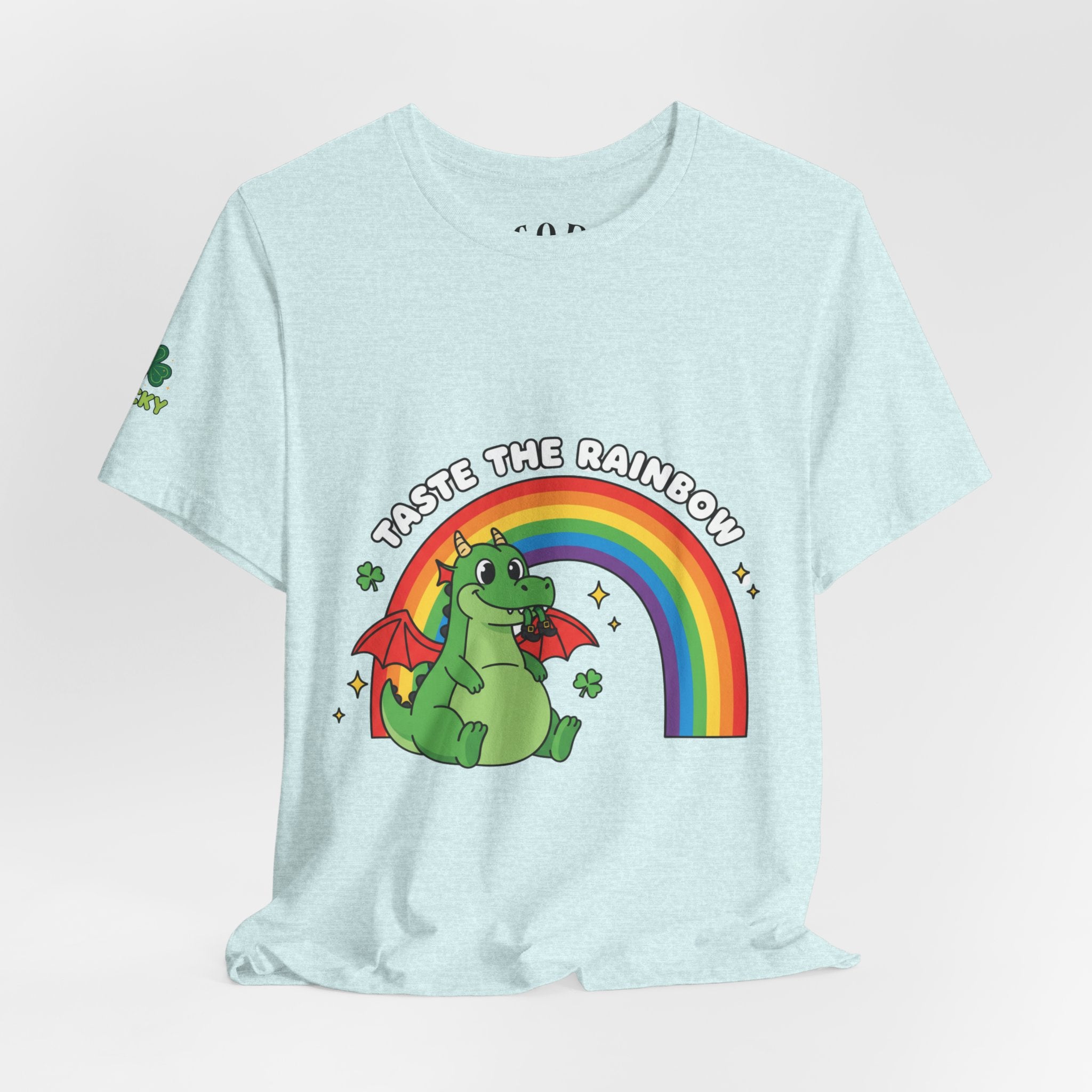 Taste the Rainbow dragon tee | Rainbow dragon graphic t-shirt