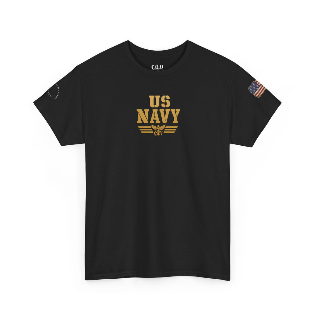 US Navy 'Shore Leave Today, Safety Brief Tomorrow' Graphic Tee