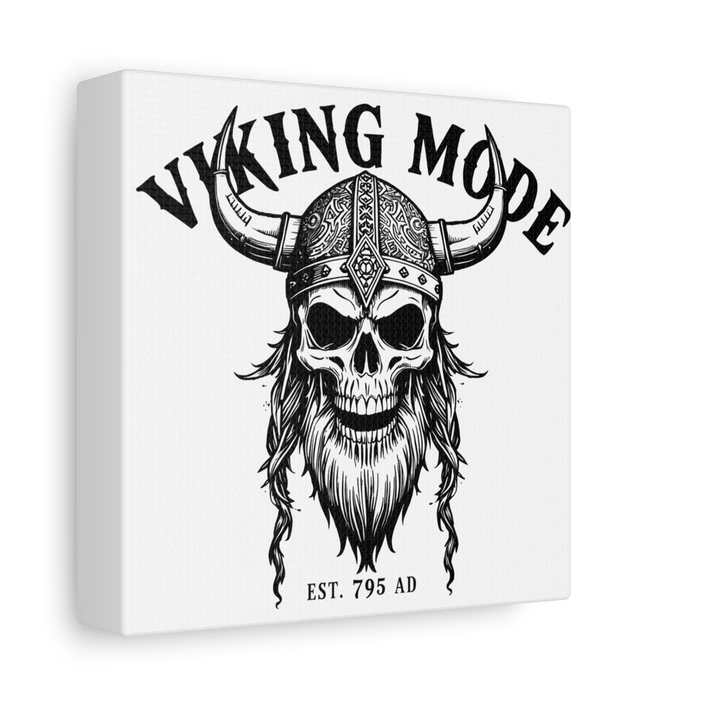 Viking Mode Skull Helmet Matte Canvas
