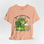 Stop & Smell the Hops Frog T-Shirt | Beer Brewing Graphic Tee