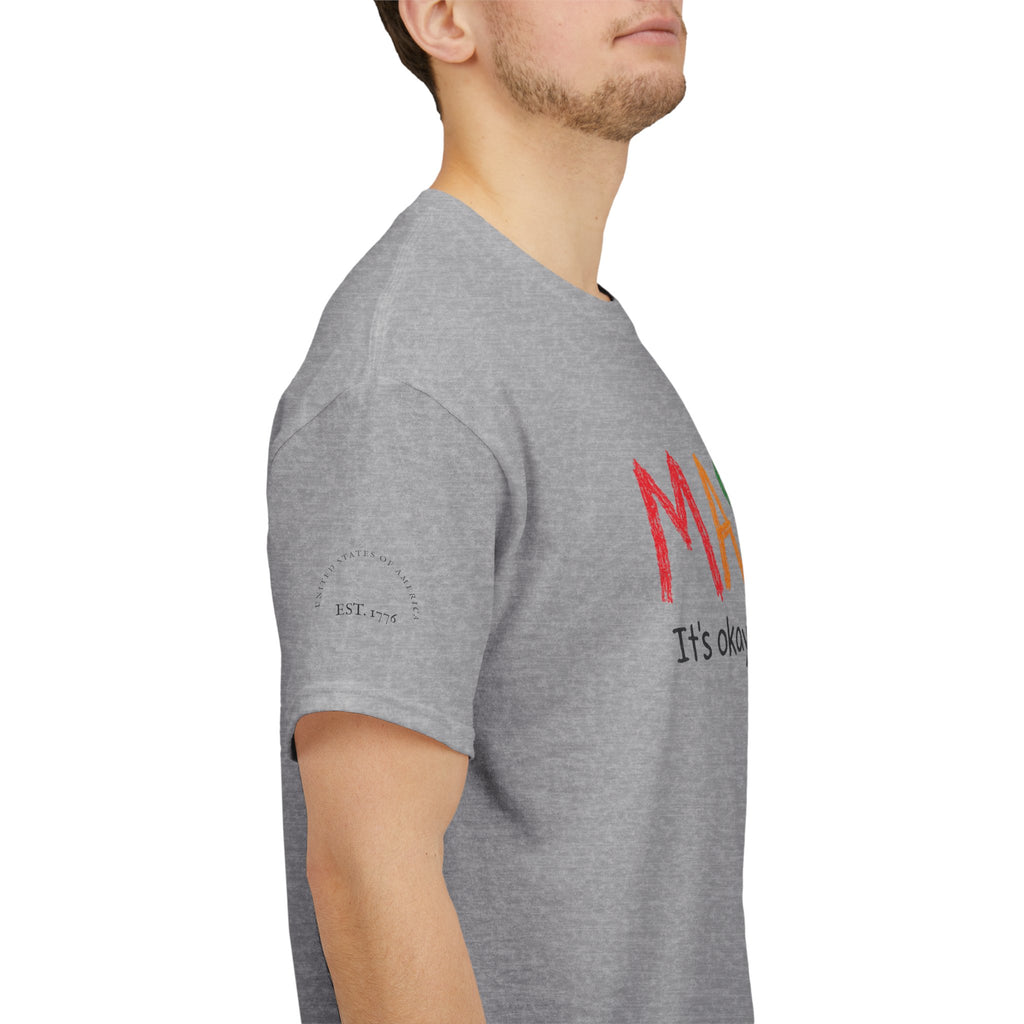 Marines Crayon Tee — “It’s okay, we can’t spell it either” Military Humor T-Shirt