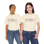 Marines Crayon Tee — “It’s okay, we can’t spell it either” Military Humor T-Shirt