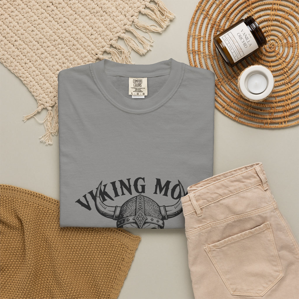 Viking Mode Skull Viking T-shirt | Norse Helmet Skull Graphic Tee