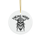 Viking Mode Skull Helmet ornament | Ceramic Ornament