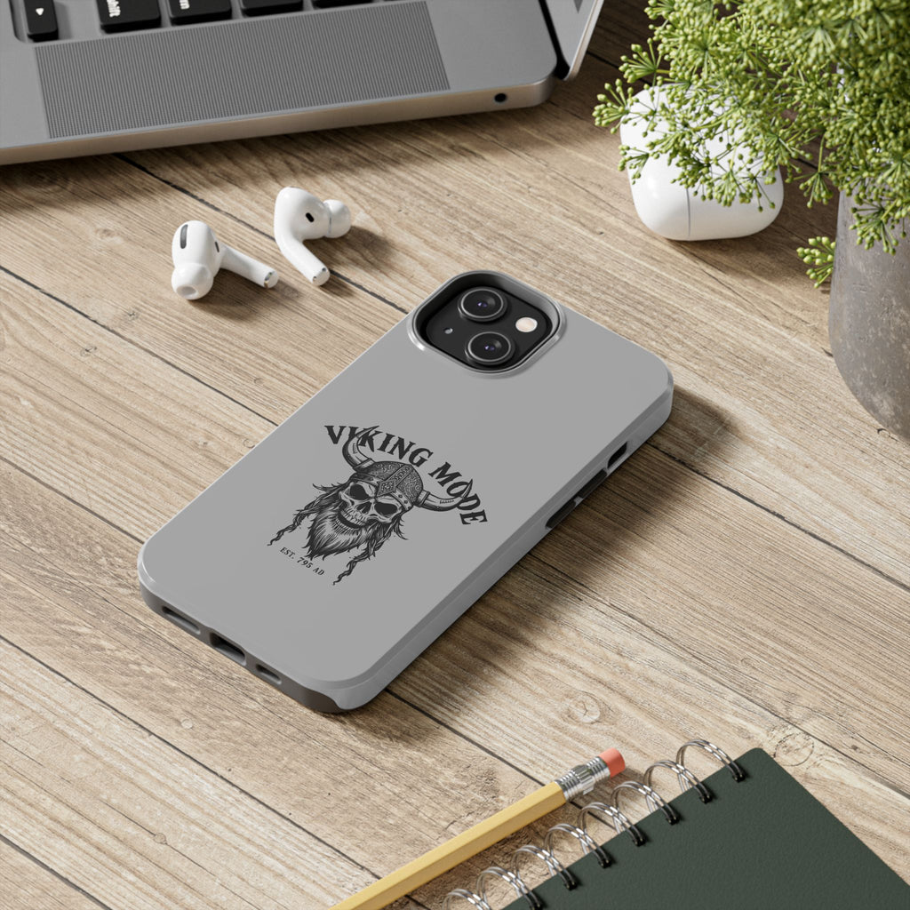 Viking Mode Skull Helmet phone case | Nordic warrior, est. 795 AD