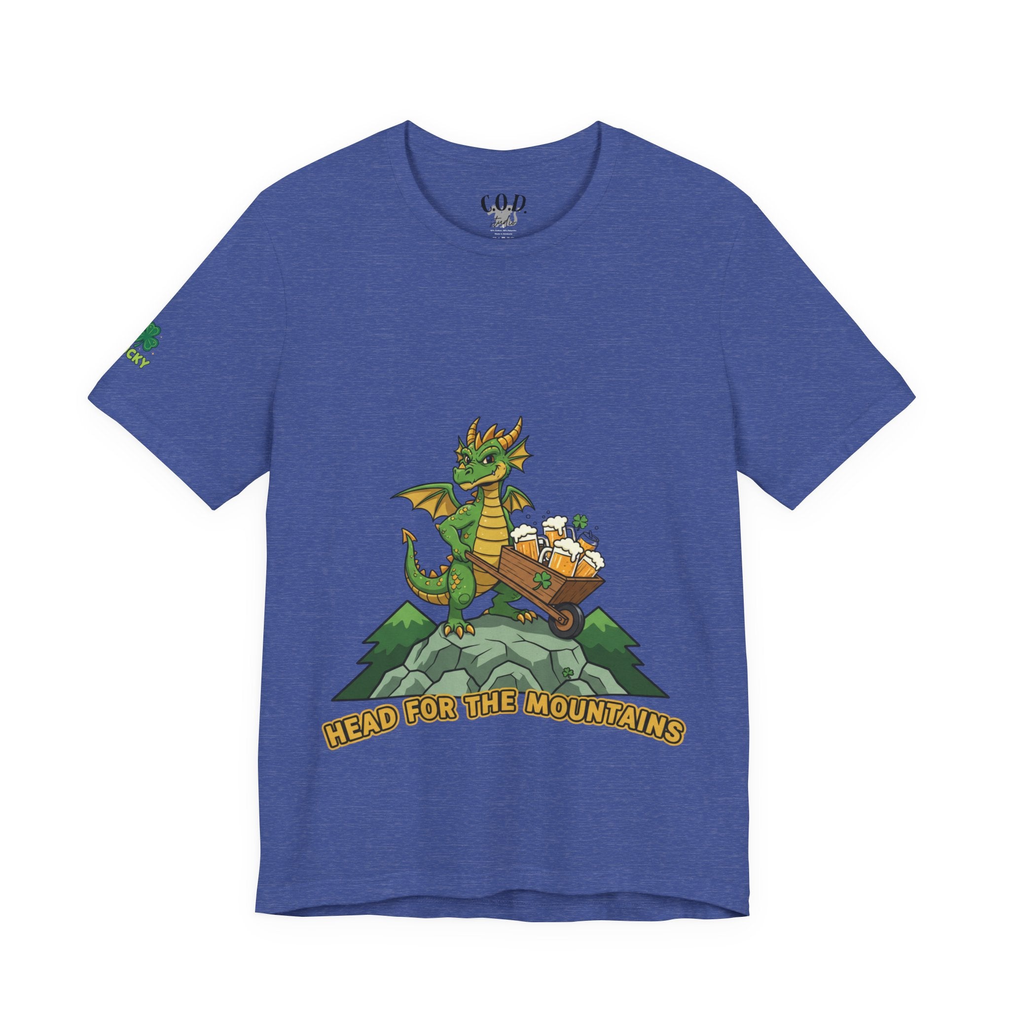 Dragon Hiking Cart tee | Head For The Mountains T-Shirt