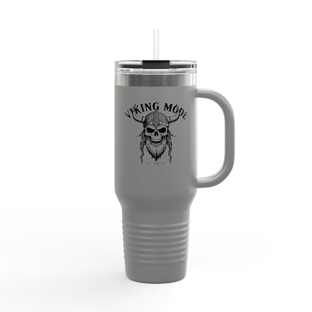 Viking Mode Skull helmet travel mug | 40oz insulated travel mug