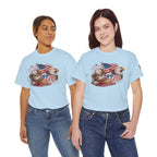 Patriotic Eagle American Flag T-Shirt — USA 1776 Military Tribute Tee