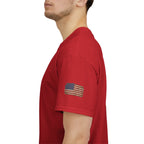 Patriotic Eagle American Flag T-Shirt — USA 1776 Military Tribute Tee
