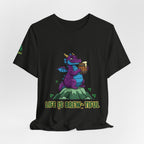 Purple Dragon Holding Beer Tee | Life Is Brew-tiful St. Patrick's Shirt