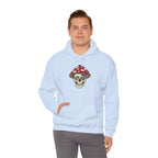 Mushroom Skull Hoodie — Gothic Mushroom Graveyard RIP Pullover