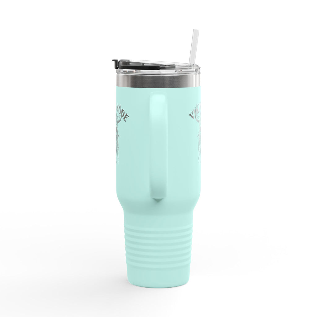Viking Mode Skull helmet travel mug | 40oz insulated travel mug