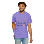 T-Shirt — “I Get My Popcorn From The Apricot Tree” Script Graphic Tee | Hymns | LDS |