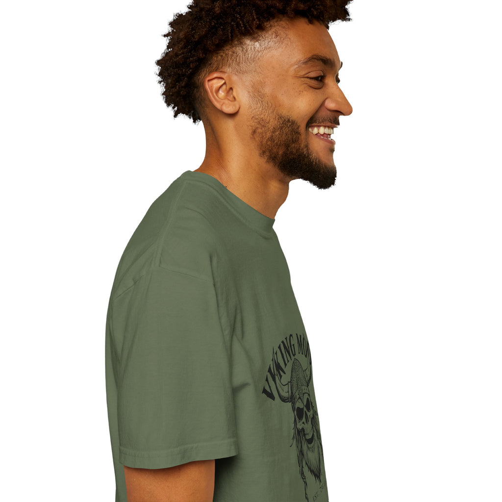 Viking Mode Skull Viking T-shirt | Norse Helmet Skull Graphic Tee