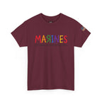 Marines Crayon Tee — “It’s okay, we can’t spell it either” Military Humor T-Shirt