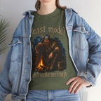 Viking Campfire T-Shirt — "Beast mode? Don’t make me laugh" Graphic Tee
