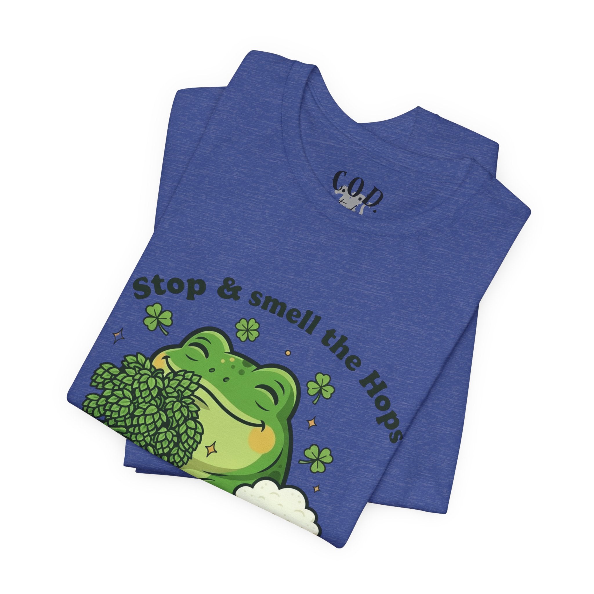 Stop & Smell the Hops Frog T-Shirt | Beer Brewing Graphic Tee