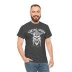 Viking Mode Skull Viking T-shirt | Norse Helmet Skull Graphic Tee
