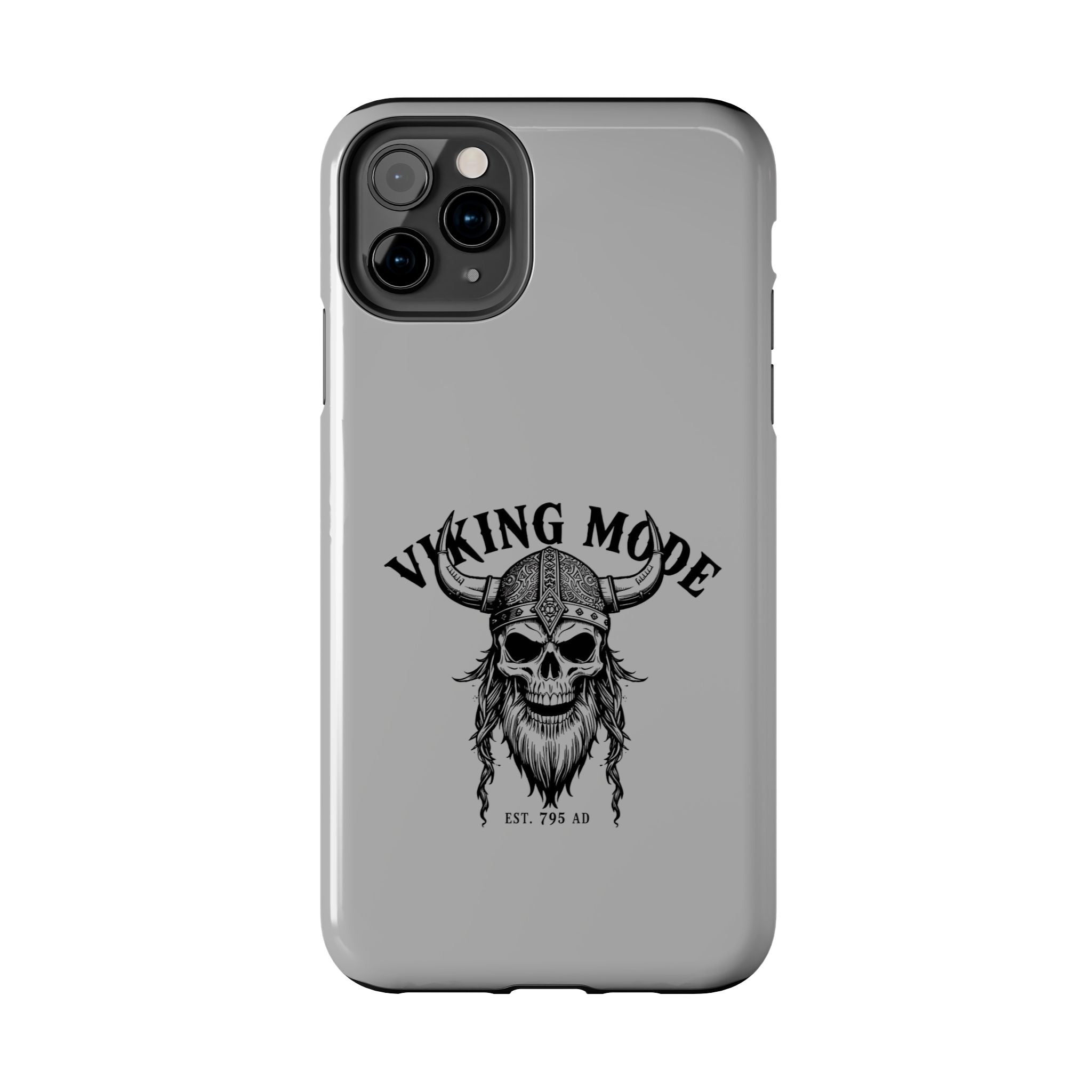 Viking Mode Skull Helmet phone case | Nordic warrior, est. 795 AD