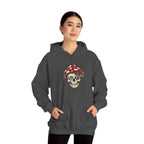 Mushroom Skull Hoodie — Gothic Mushroom Graveyard RIP Pullover