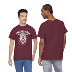 Viking Mode Skull Viking T-shirt | Norse Helmet Skull Graphic Tee