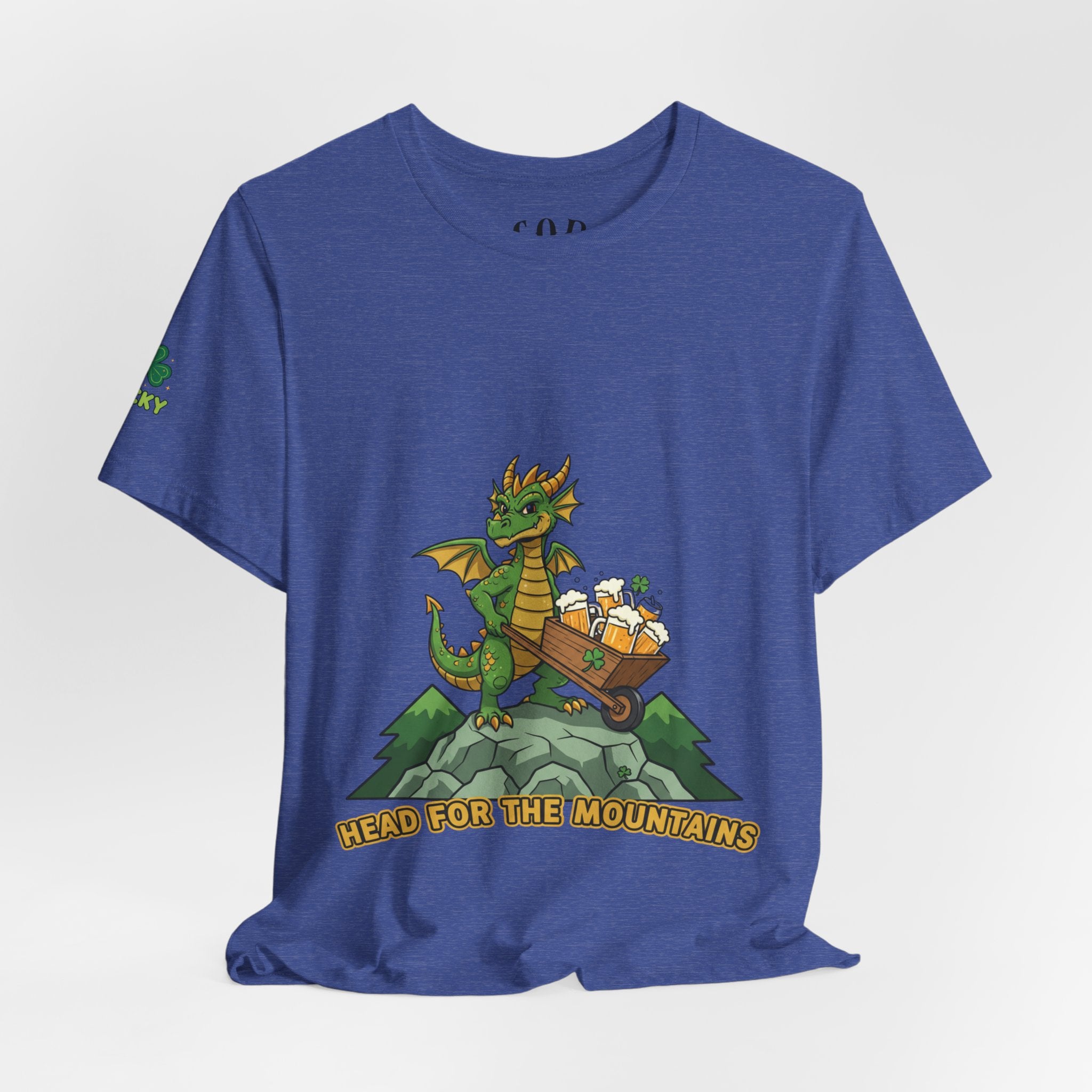 Dragon Hiking Cart tee | Head For The Mountains T-Shirt
