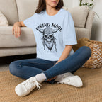 Viking Mode T-Shirt — Skull Horned Helmet Graphic