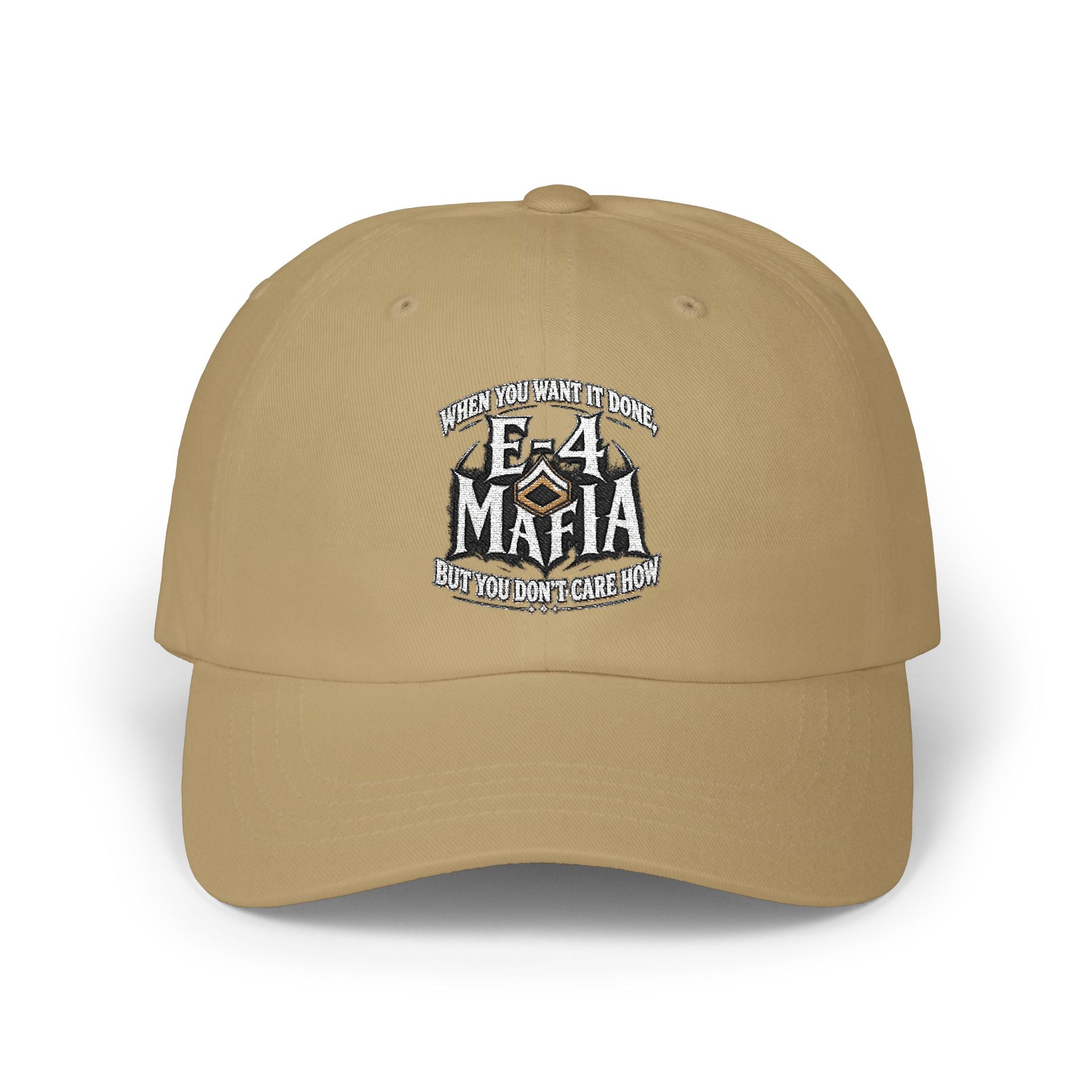E-4 Mafia' Embroidered Classic Baseball Hat