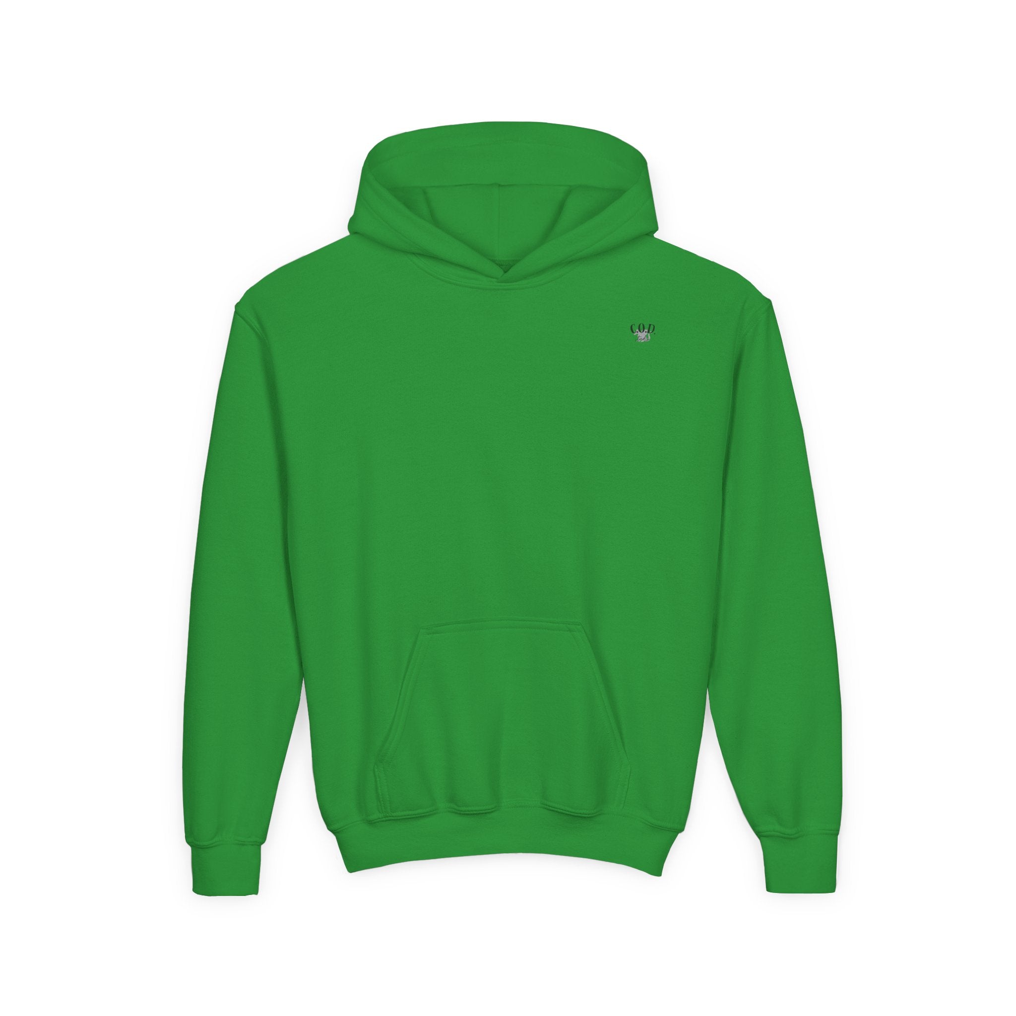 Viking Mode Skull with Horned Helmet Hoodie | Youth Hoodie
