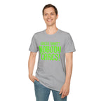Nobody Cares T‑Shirt — Neon Green "Guess What? Nobody Cares!" Graphic Tee