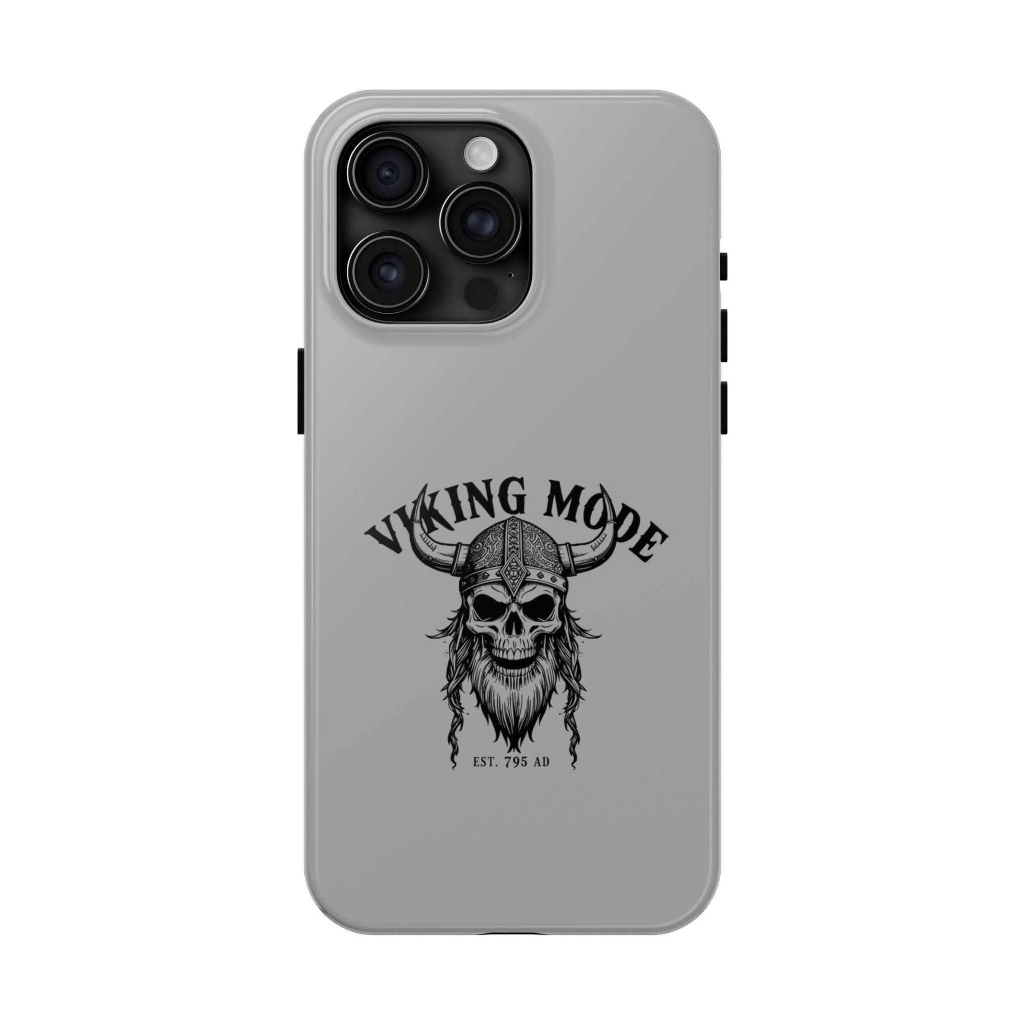 Viking Mode Skull Helmet phone case | Nordic warrior, est. 795 AD
