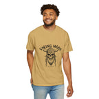 Viking Mode Skull Viking T-shirt | Norse Helmet Skull Graphic Tee