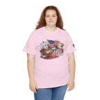Patriotic Eagle American Flag T-Shirt — USA 1776 Military Tribute Tee