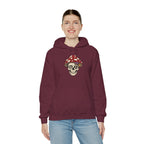 Mushroom Skull Hoodie — Gothic Mushroom Graveyard RIP Pullover