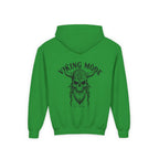 Viking Mode Skull with Horned Helmet Hoodie | Youth Hoodie