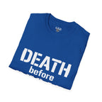 Death Before Decaf T-Shirt — Funny Coffee Lover Tee